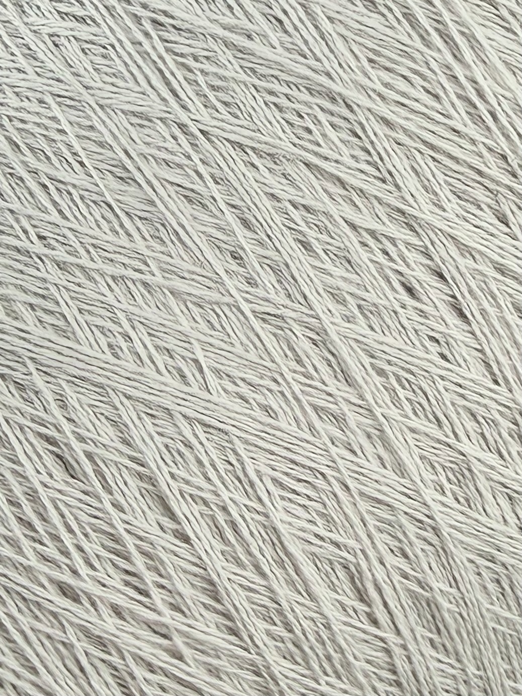 Loro Piana Lana Cash Nm 2/18 – Fil 90% Laine Mérinos 10% Cachemire col. Gris très clair photo 3